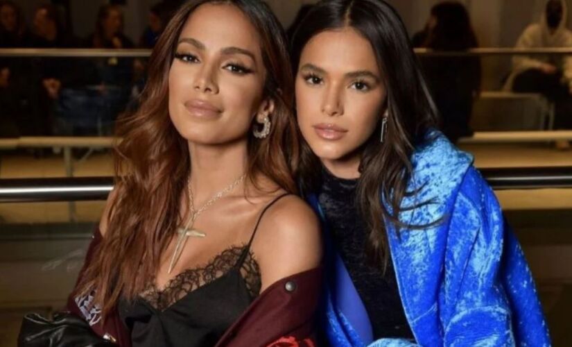 Anitta e Bruna Marquezine. 