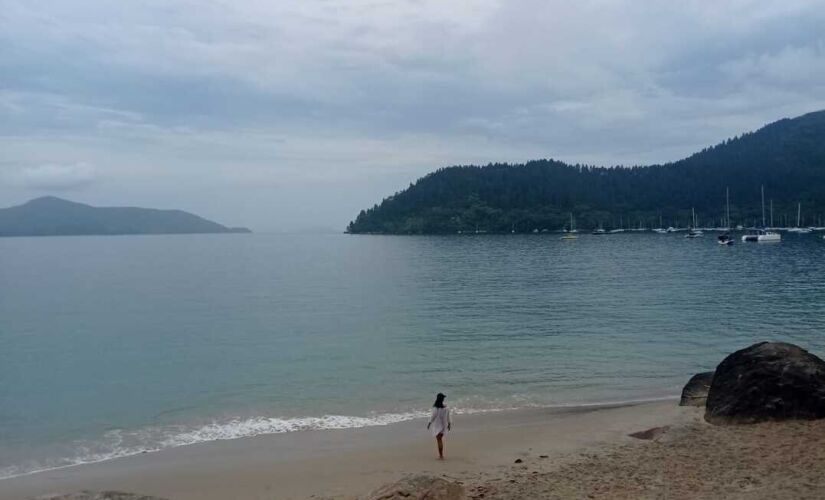 Praia do Lamberto, em Ubatuba