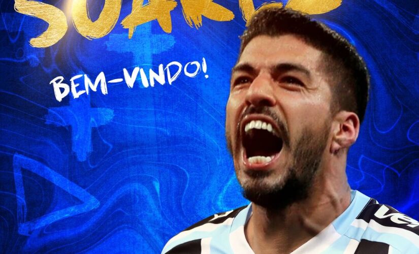 Luís Suárez é anunciado pelo Grêmio