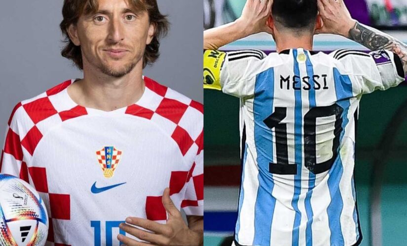 Modric e Messi se enfrentam nas semifinais da Copa do Mundo