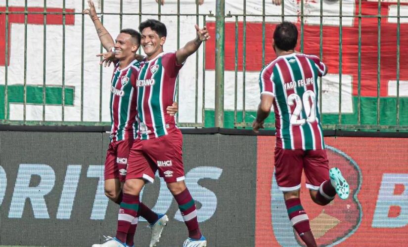 Germán Cano abriu o placar aos 19 minutos do primeiro tempo
