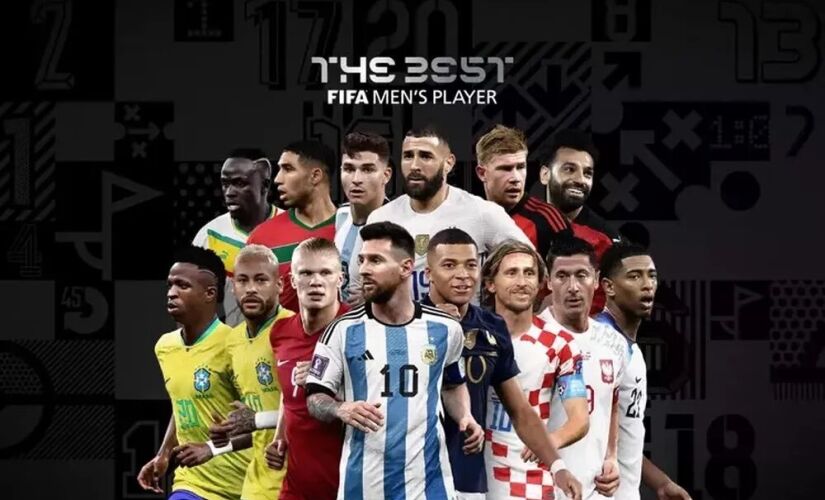 A FIFA, maior entidade do futebol mundial, anunciou os candidatos ao prêmio The Best 2023, de melhor jogador do mundo