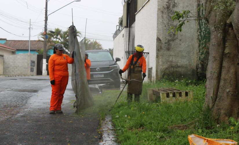 Ao longo das próximas semanas, a Prefeitura continuará os trabalhos de zeladoria