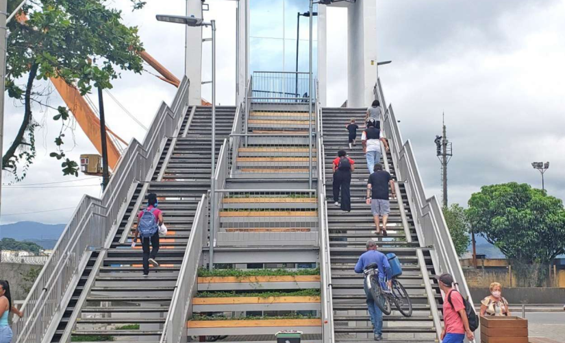 O projeto foi viabilizado por meio de uma parceria entre Prefeitura de Santos, a Santos Port Authority (SPA) e a Rumo