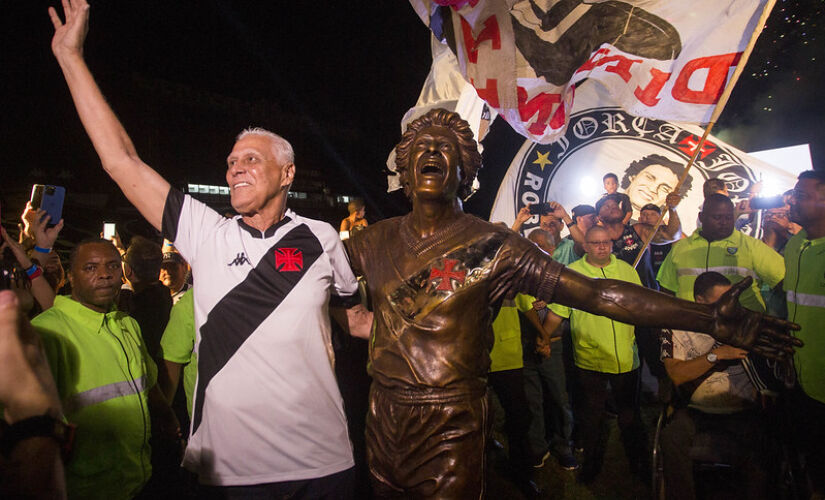 Roberto Dinamite foi eternizado no Vasco da Gama