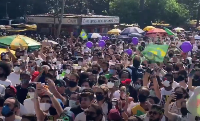 Ato foi realizado em resposta à invasão à Praça dos Três Poderes, em Brasília, ocorrida no domingo (foto de arquivo)