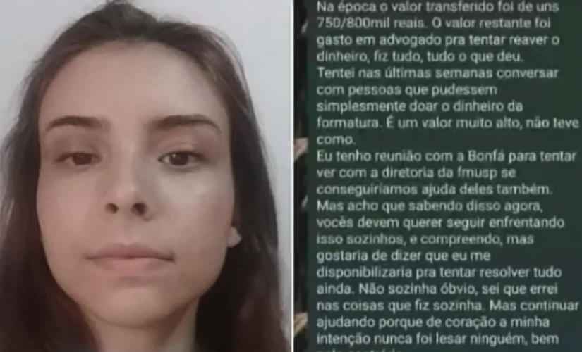 Alicia Dudy Müller Veiga confessou ter desviado o dinheiro