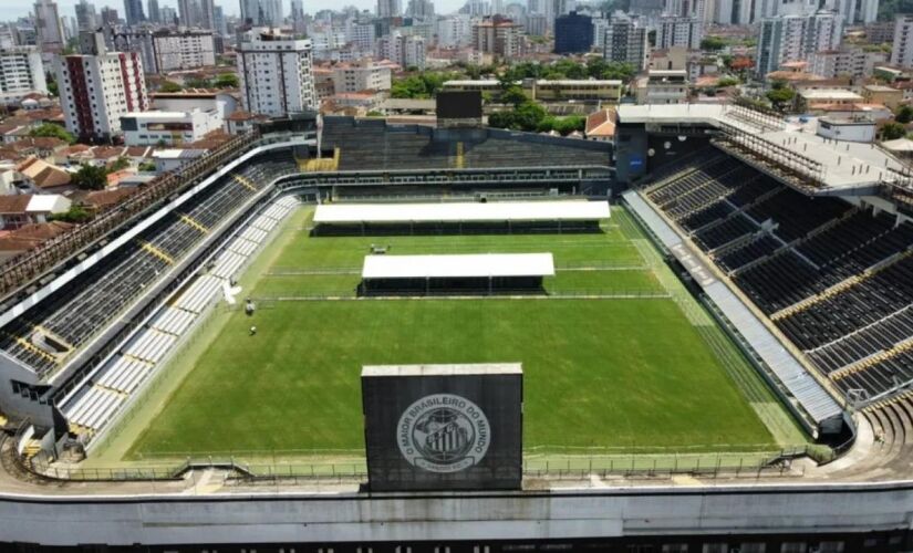 Estádio da Vila Belmiro, em Santos