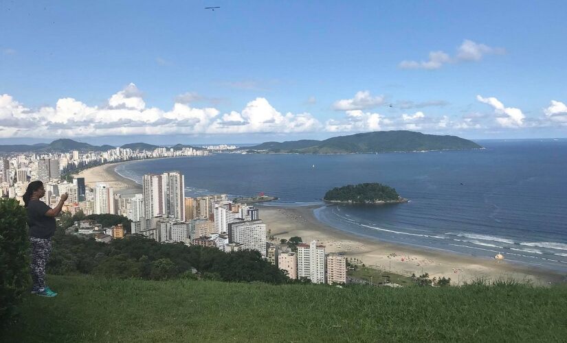 O Morro da Asa Delta, em São Vicente, tem um dos visuais mais bonitos da Baixada Santista