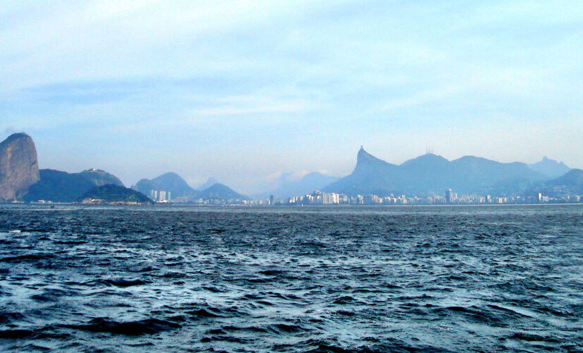 Baía da Guanabara, no Rio de Janeiro
