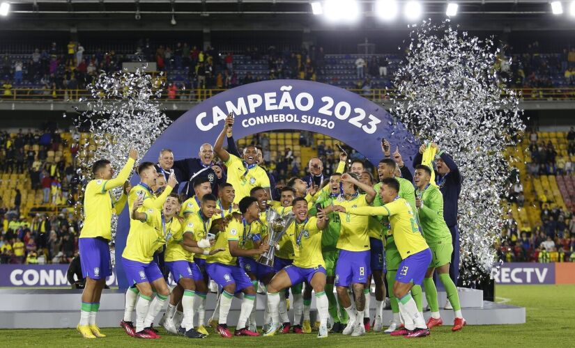 O Brasil voltou a ser campeão do Sul-Americano Sub-20 depois de 12 anos