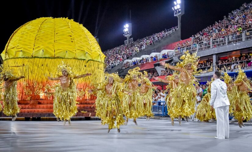 Desfile da Mocidade Alegre, campeã do Carnaval de São Paulo 2023