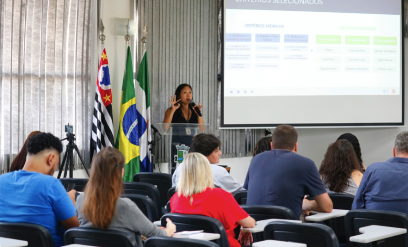 A coordenadora do Instituto de Pesquisas Tecnológicas (IPT), Priscila Ikematsu, apresentou o resultado do Projeto executado pelo órgão