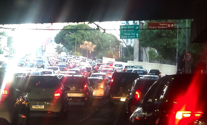 Greve dos Metroviários  Trânsito em São Paulo