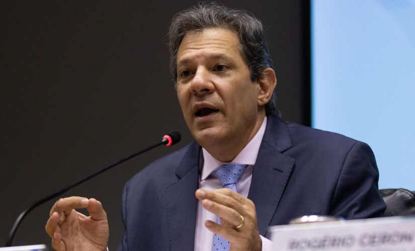 O ministro da Fazenda, Fernando Haddad