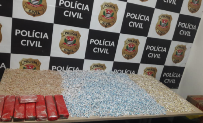 A droga estava em uma mala no bagageiro de um ônibus de viagem