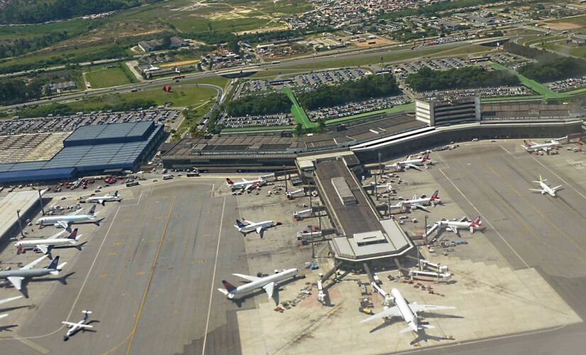 Aeroporto Internacional de São Paulo, em Guarulhos 