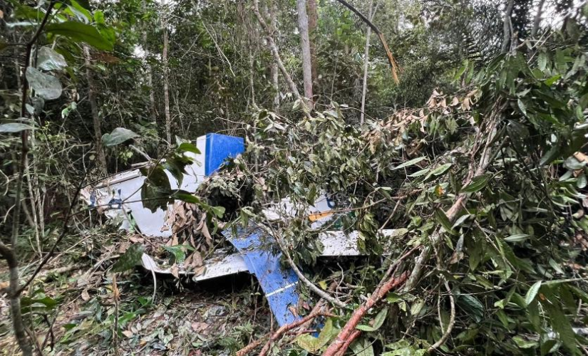 Colegas do piloto encontraram os destroços da aeronave e o corpo de Wagno em meio à mata