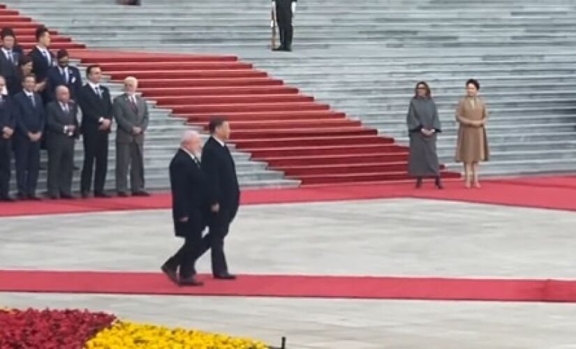 Lula é recebido por Xi Jinping 