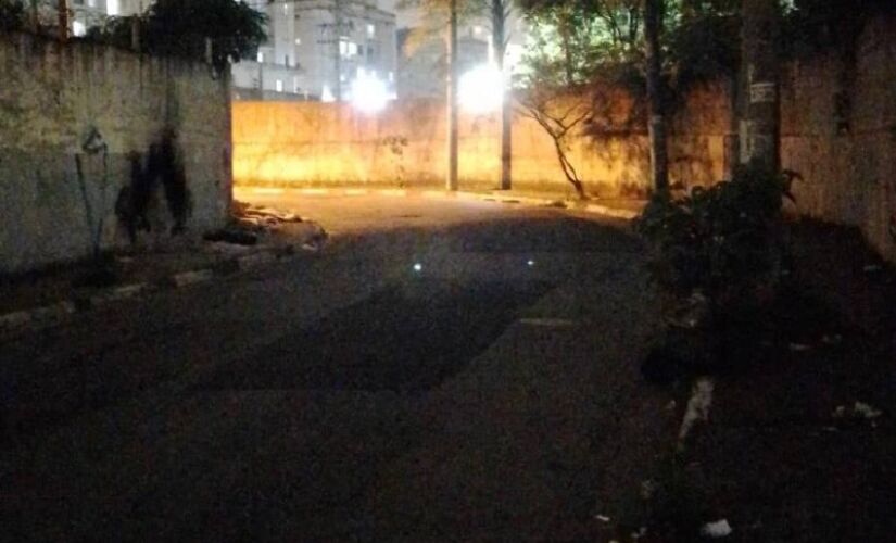 Rua no bairro dos Pimentas, em Guarulhos