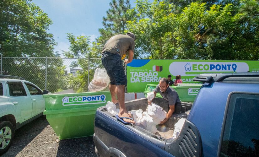 Ecoponto de Taboão da Serra foi inaugurado para receber a entrega voluntária de resíduos domésticos de construção, móveis velhos e outros itens