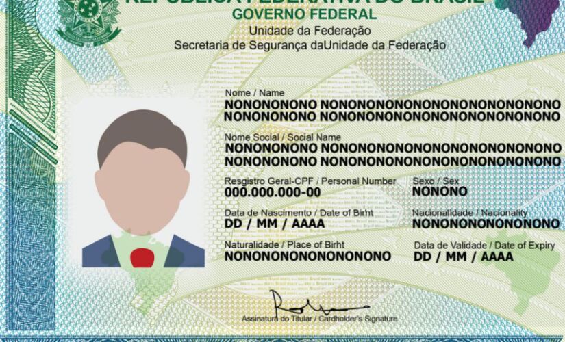 Novo modelo da Carteira Nacional de Identidade