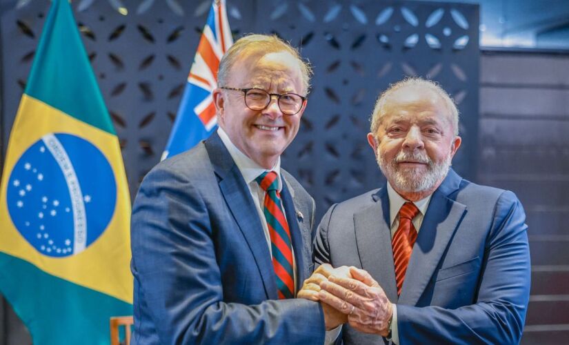 O presidente Luiz Inácio Lula da Silva se reuniu com o primeiro-ministro da Austrália, Anthony Albanese,