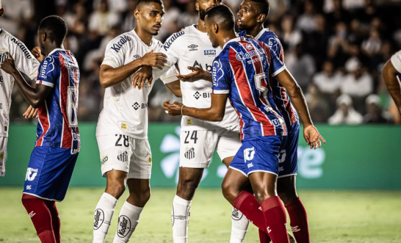 Santos e Bahia ficam no empate