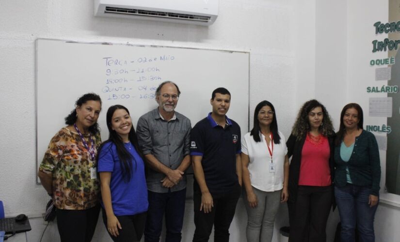 Secretário Wagner Eckstein acompanha a abertura da terceira turma do curso Programa de Desenvolvimento Profissional em parceria com a Microlins Pirajuçara