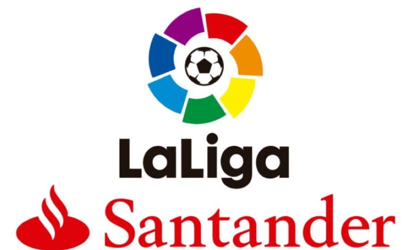 Banco Santander patrocina La Liga, a liga espanhola de futebol