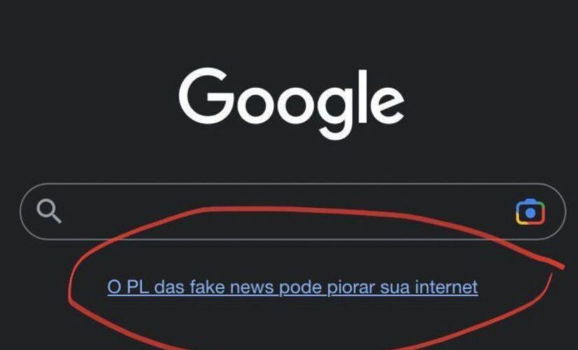 Google lança ofensiva contra PL das Fake News