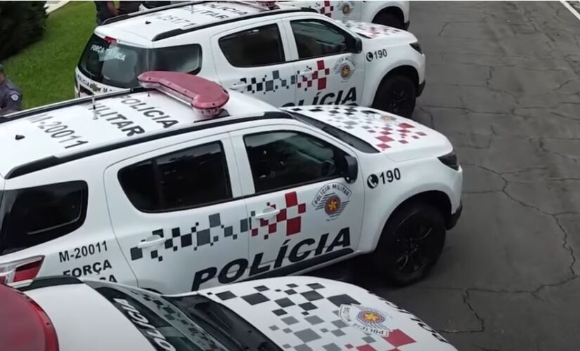 Viaturas da Polícia Militar de São Paulo, em foto de arquivo