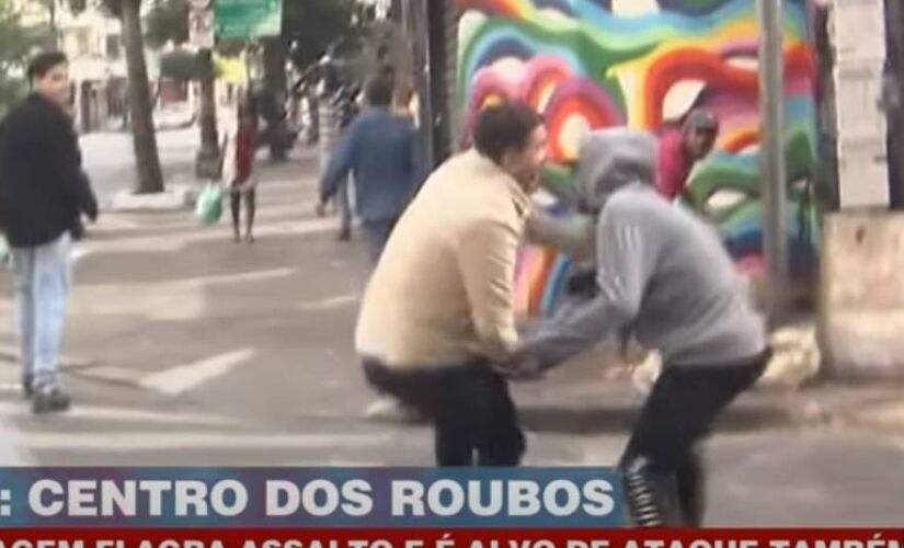 Repórter Mark Figueredo sofre tentativa de assalto no centro de SP