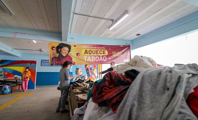 Taboão da Serra arrecada roupas, cobertores e agasalhos novos ou usados em bom estado durante campanha Aquece Taboão