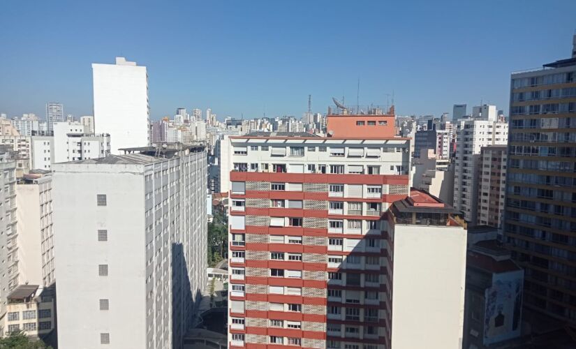 Vista aérea da região central de São Paulo