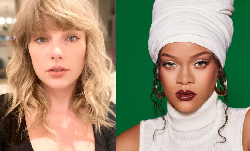 Taylor (esq.) e Rihanna disputam primeiro lugar no ranking de artistas mais ricas do mundo