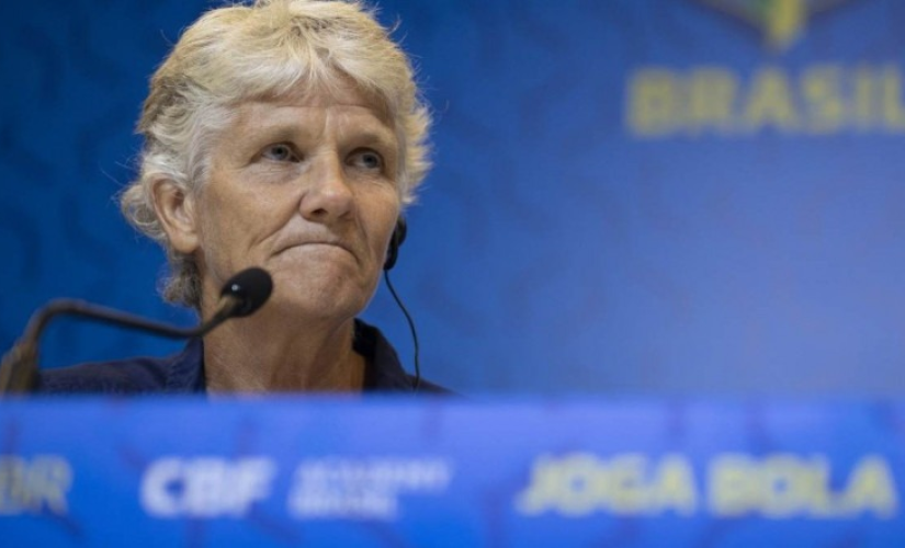 Técnica Pia Sundhage comanda a seleção brasileira 