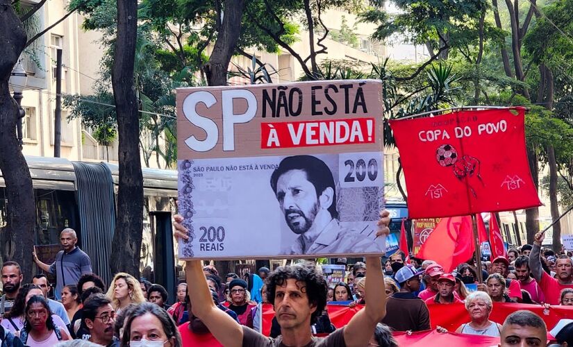 MTST protestou contra o texto da revisão do Plano Diretor Estratégico de São Paulo