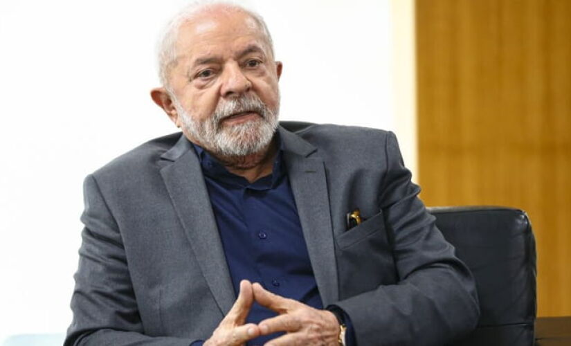 O presidente Lula, em reunião no começo de 2023