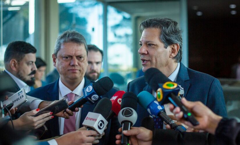 Tarcísio de Freitas reuniu-se com ministro Fernando Haddad nesta quarta-feira