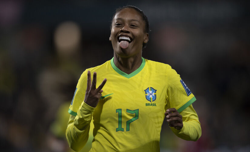 Ary Borges abriu o placar para a seleção brasileira na partida contra o Paraguai