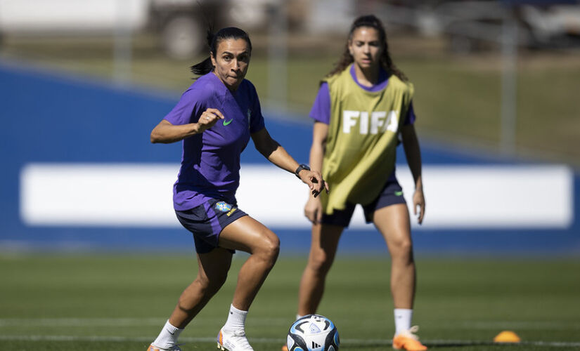 Aos 37 anos, Marta está disputando a sexta Copa do Mundo da carreira