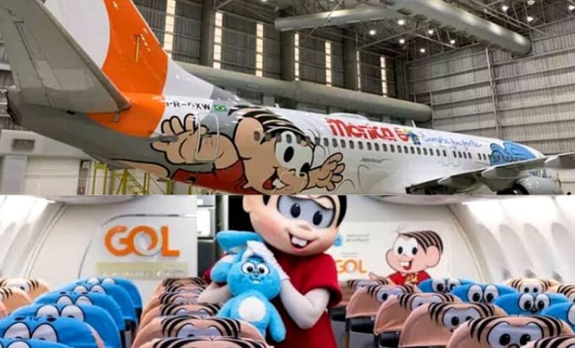 Em vias de ter o seu próprio "Mônicaverso", neste ano a personagem completa 60 anos com um presentão: um avião da Gol todo tematizado em sua homenagem.