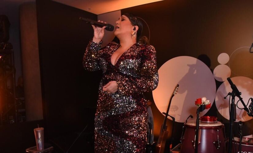 Maria Rita foi uma das estrelas da festa, com um pocket show na programação