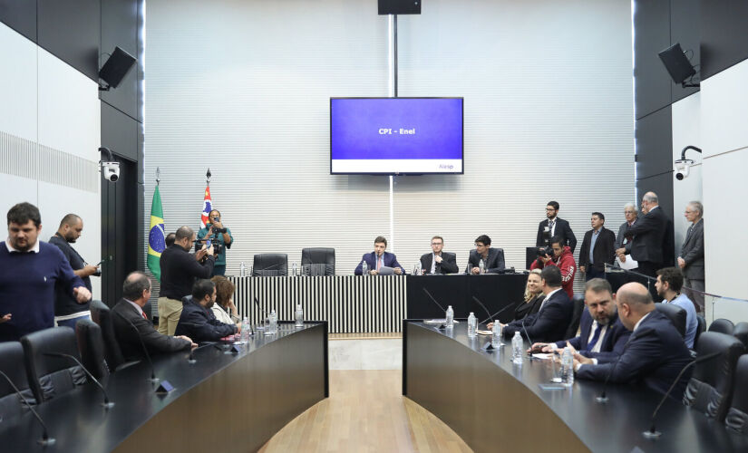 Sessão da CPI da Enel na Alesp