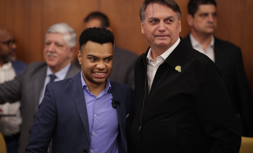 Fernando Holiday e Bolsonaro em São Paulo