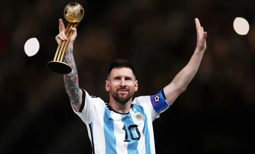 Messi comemorou o seu primeiro gol pelo Inter Miami logo em sua estreia