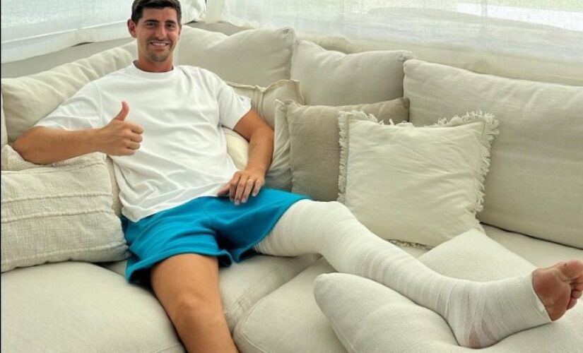 Goleiro Thibaut Courtois, do Real Madrid