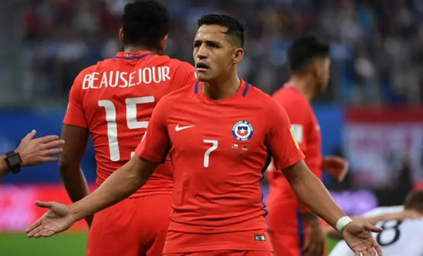 Sánchez pela seleção chilena 