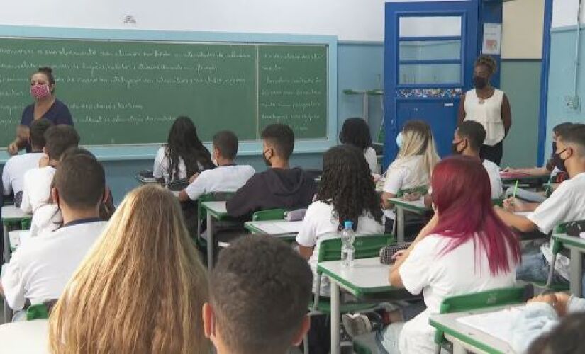 Sala de aula de escola em São Paulo/Arquivo